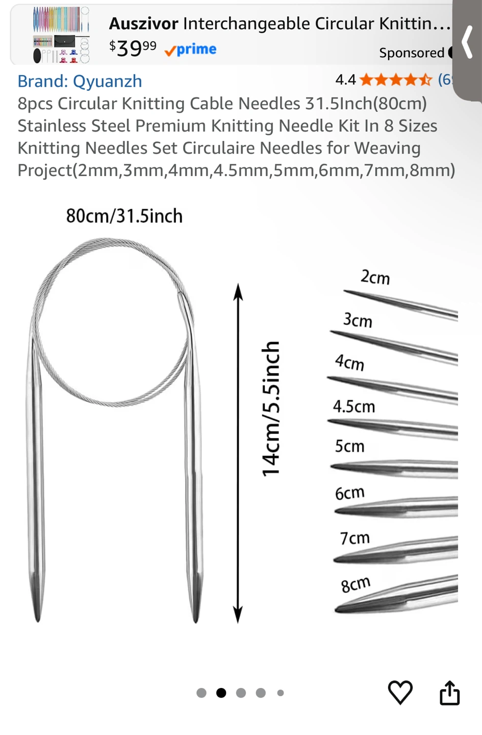 Circular Knitting Needles - photo 2