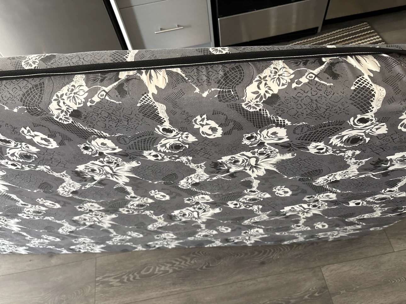 Gray Floral Twin Mattress - photo 2