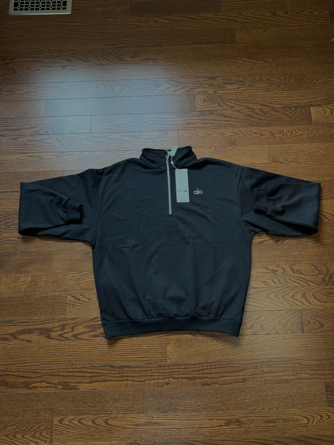 Alo Black Quarter Zip Sweatshirt - photo 3