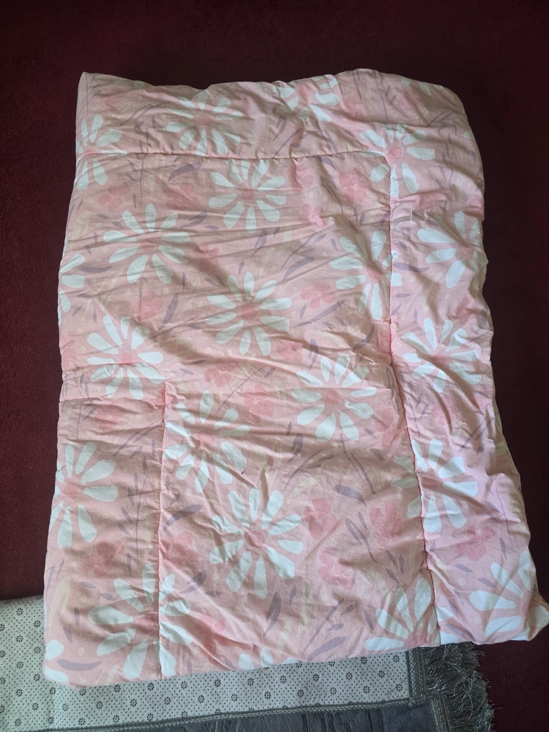 Pink Floral comforter & Pillow Set