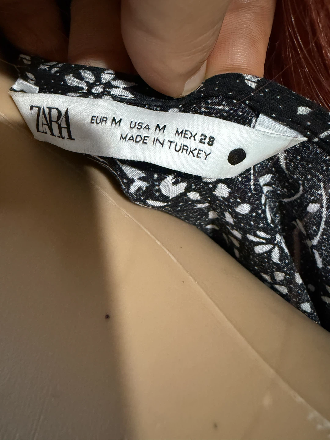 Zara Black Floral Print Maxi Dress - photo 2