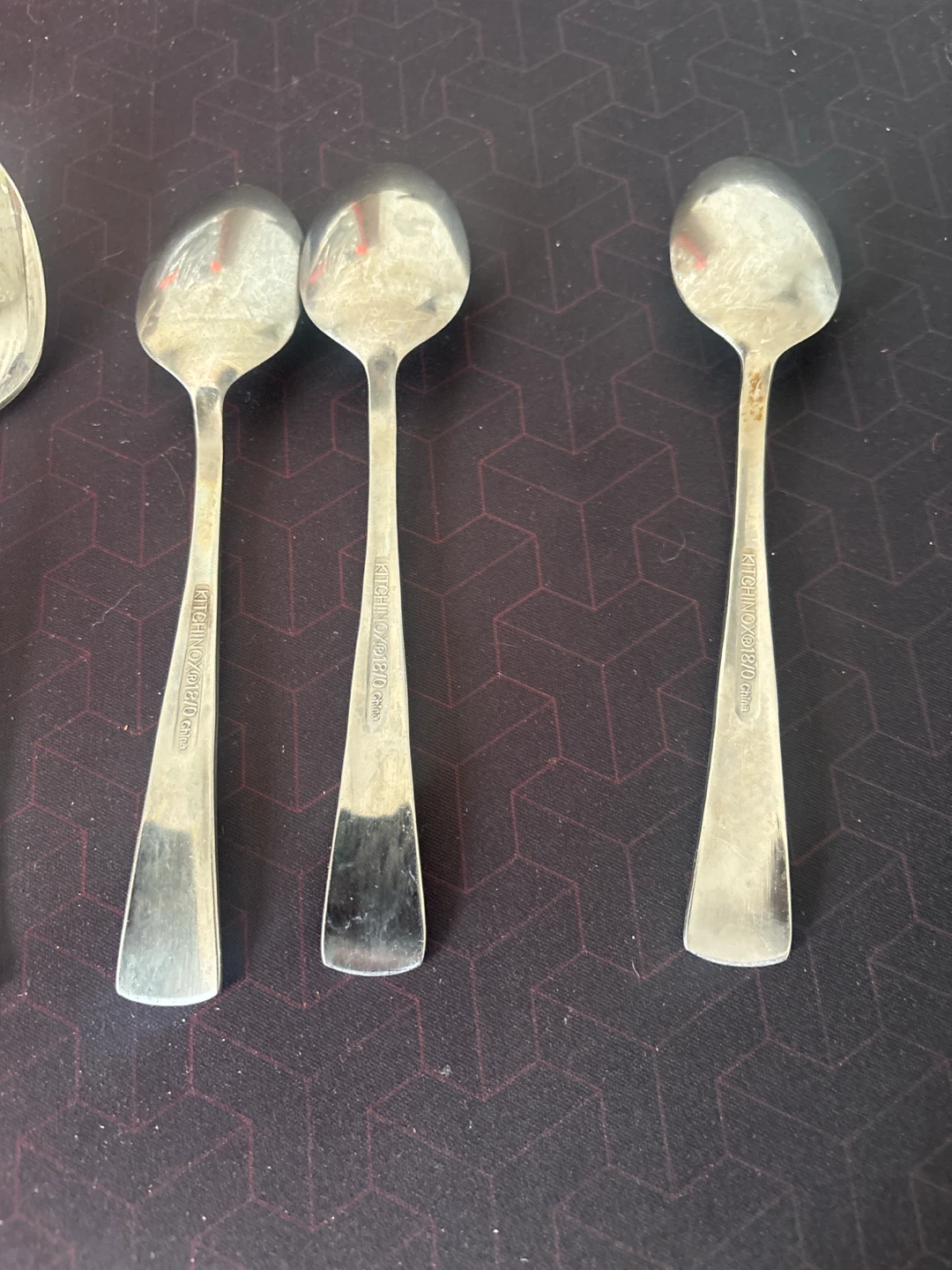 KITCHINOX 18/0 Stainless Steel Dessert Spoons  (Set of 12 - photo 5