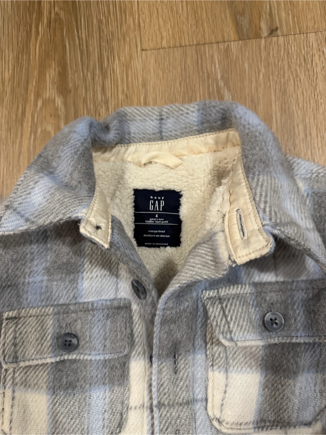 GAP Kids Sherpa Jacket Size 4T - photo 2
