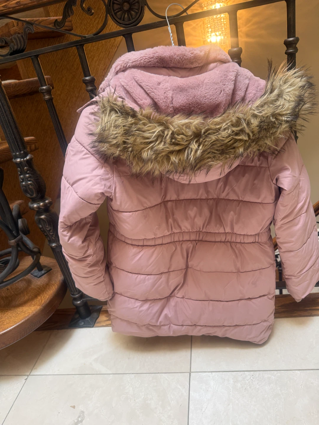 Abercrombie Kids Puffer Jacket Pink Size 7/8 - photo 2