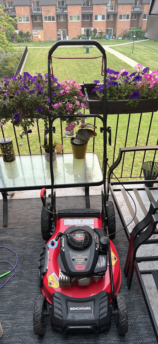 Benchmark 22" 3-in-1 Gas Lawn Mower 173cc