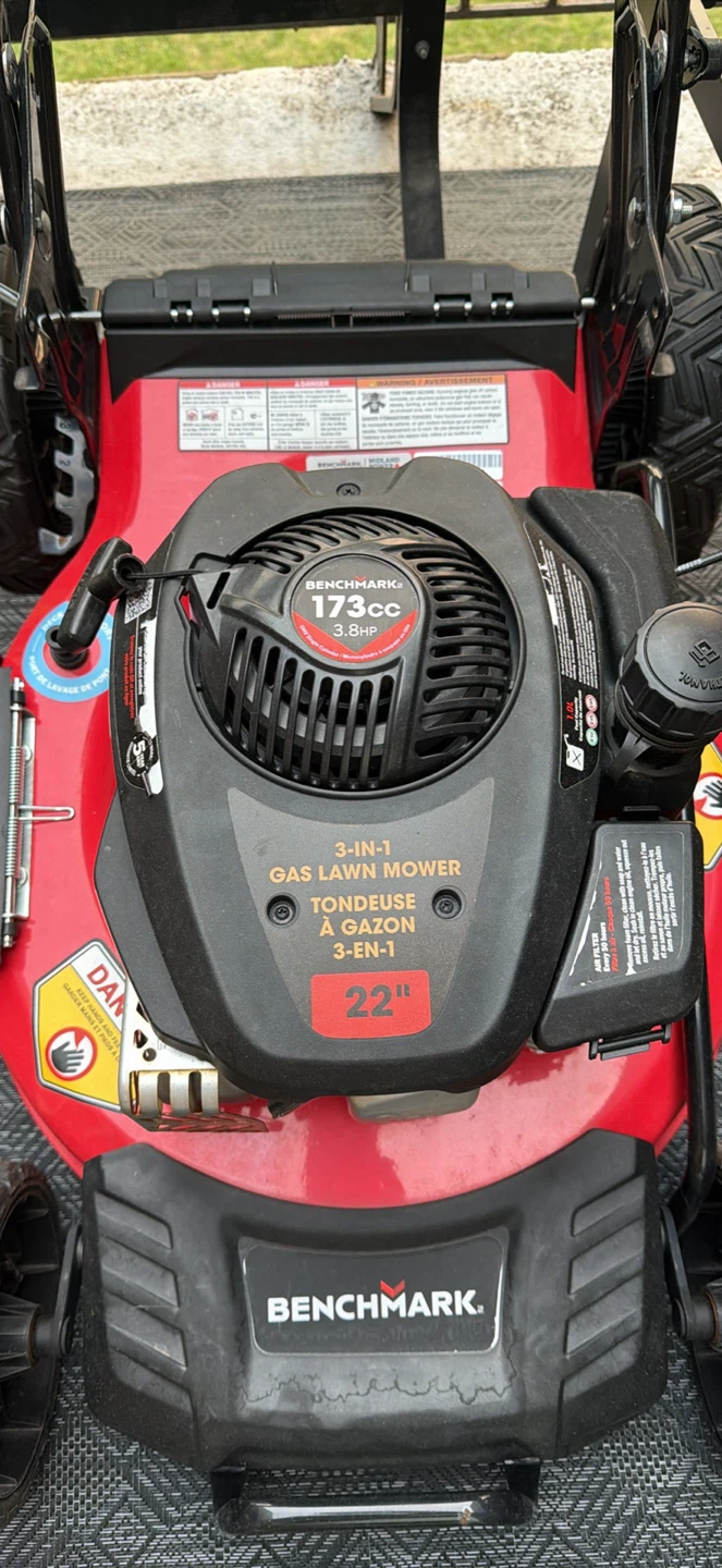 Benchmark 22" 3-in-1 Gas Lawn Mower 173cc - photo 2