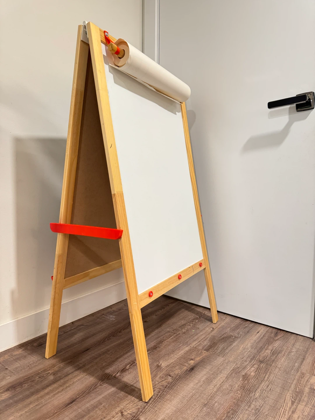 Wooden Easel with Whiteboard and Chalkboard - photo 2
