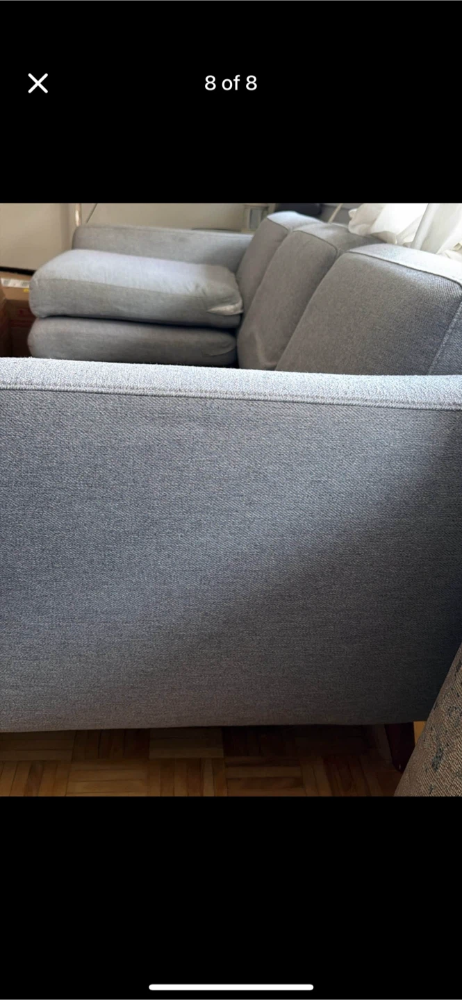 Grey Sectional Sofa free delivery - photo 2