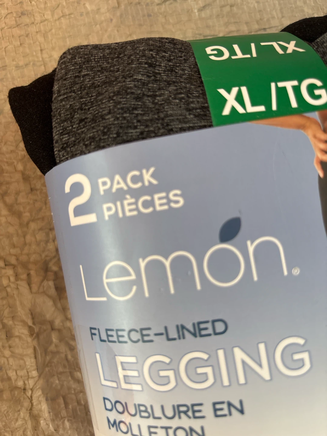 Lemon Fleece-Lined Leggings 2-Pack XL/TG - photo 4