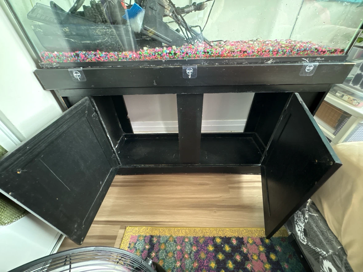 Large Aquarium with black Stand - photo 3