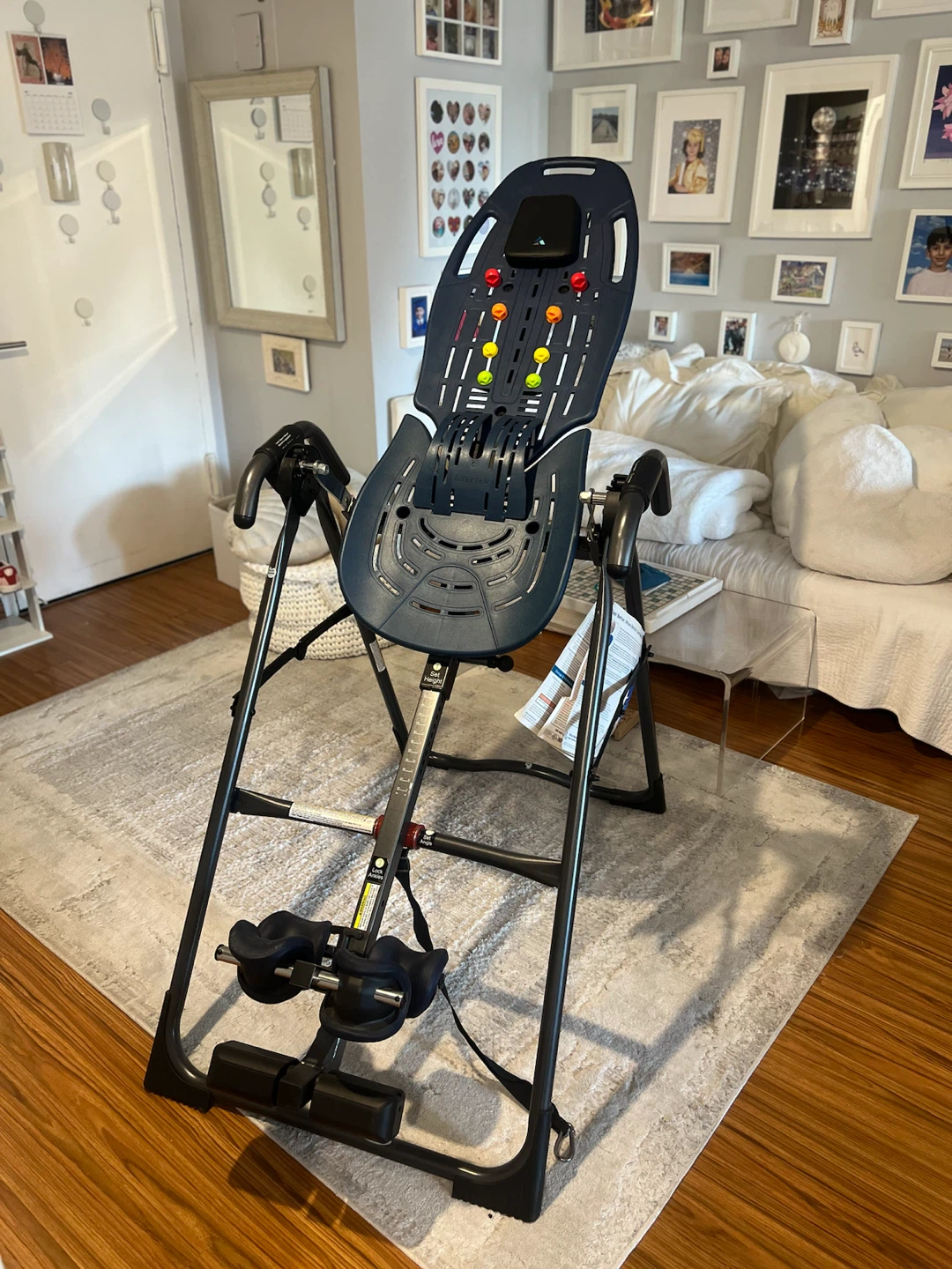 Teeter inversion table