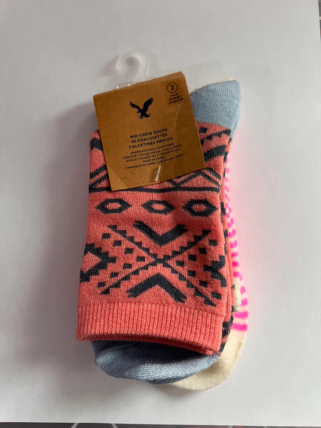 American Eagle Mid-Crew Socks 2-Pack