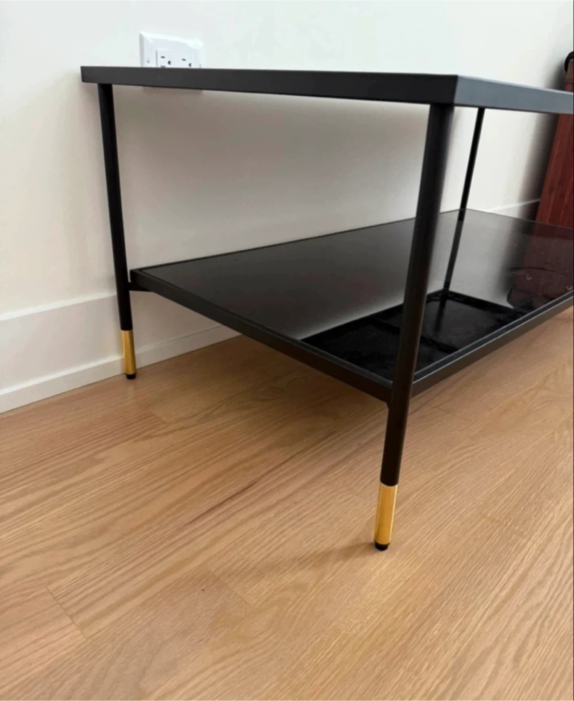 Black Glass Coffee Table - MOVING SALE - photo 2