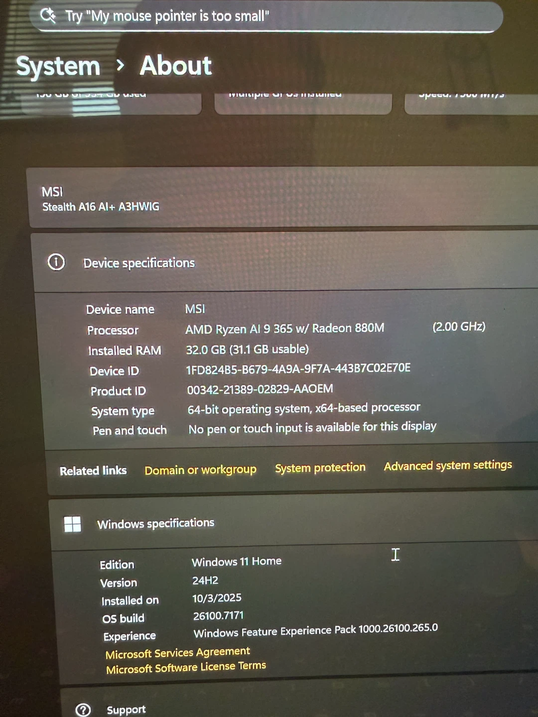MSI Stealth A16 AI+ Laptop RTX 5080 - photo 5