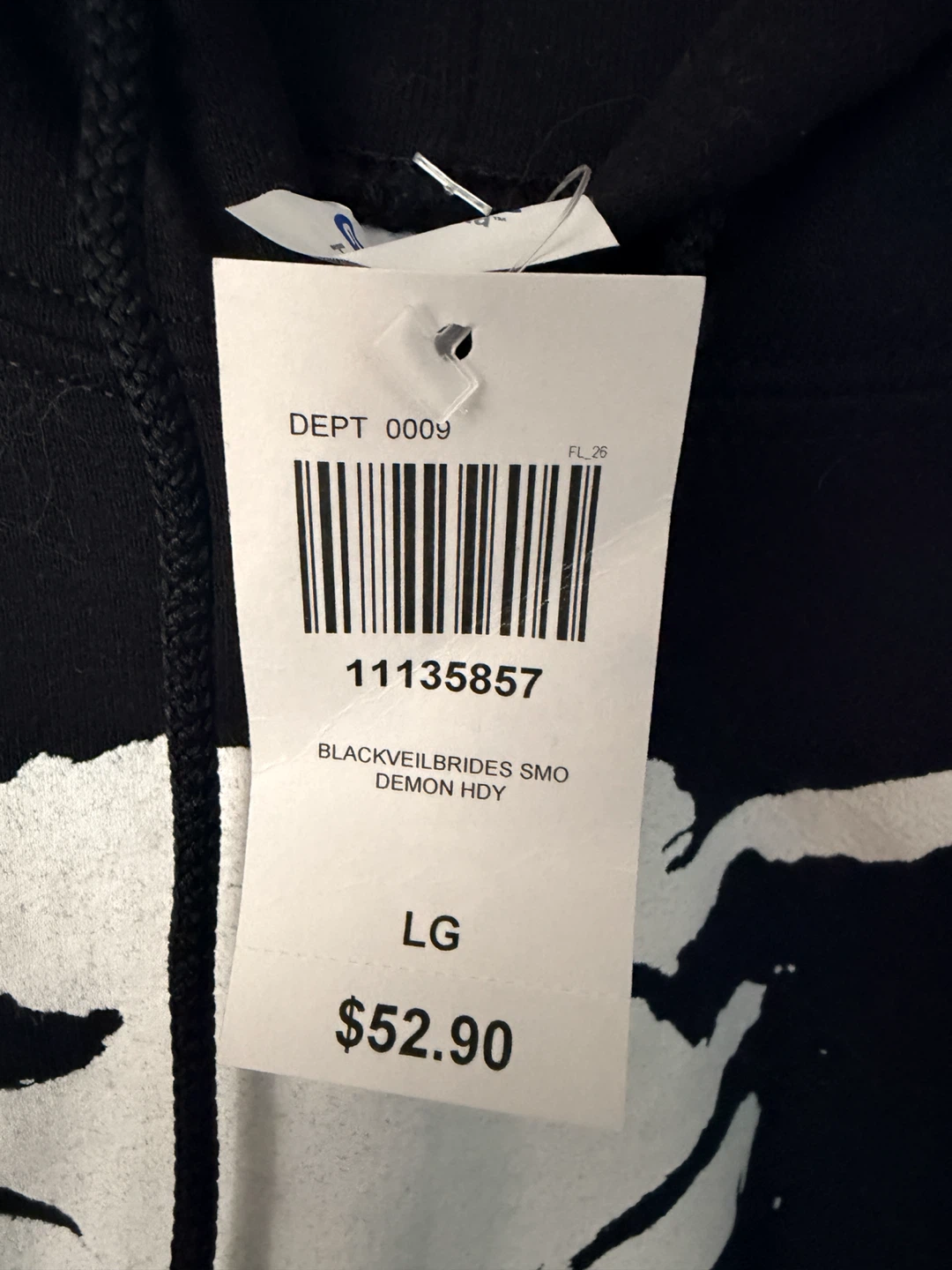 Hot Topic Black Veil Brides Demon Hoodie - photo 5