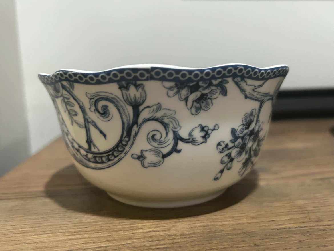 222 Fifth Adelaide Blue cereal bowl