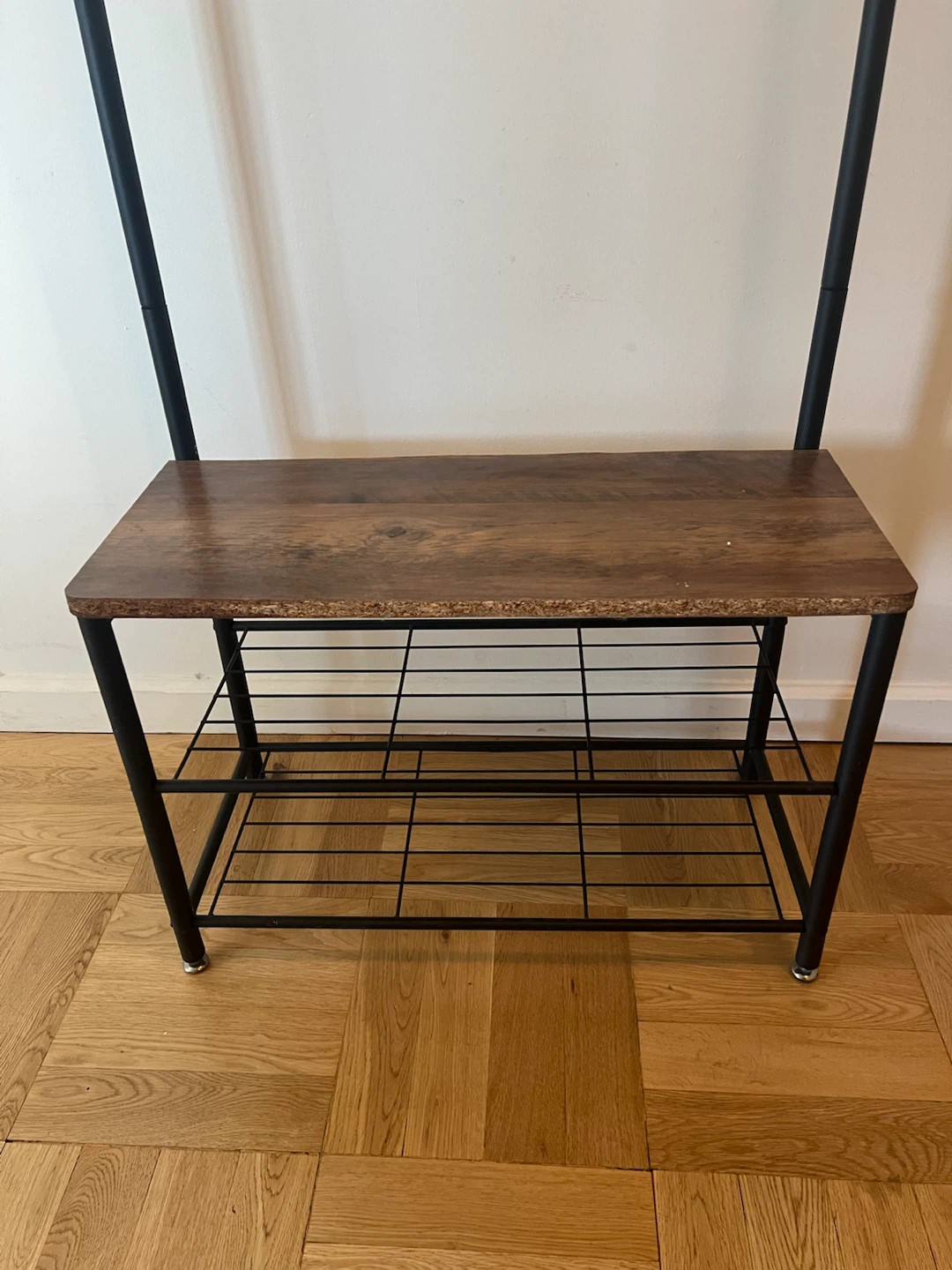 Coat Rack with Bench and Shoe Rack - photo 2