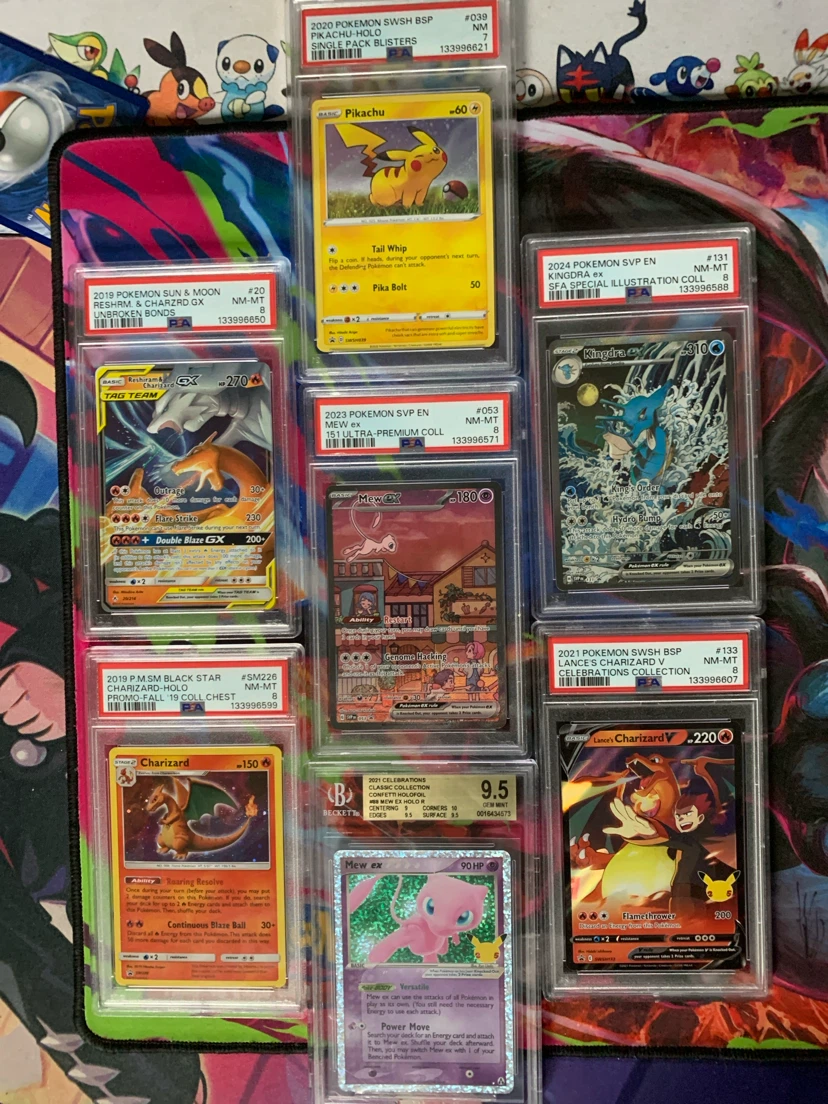Pokemon PSA slab lot