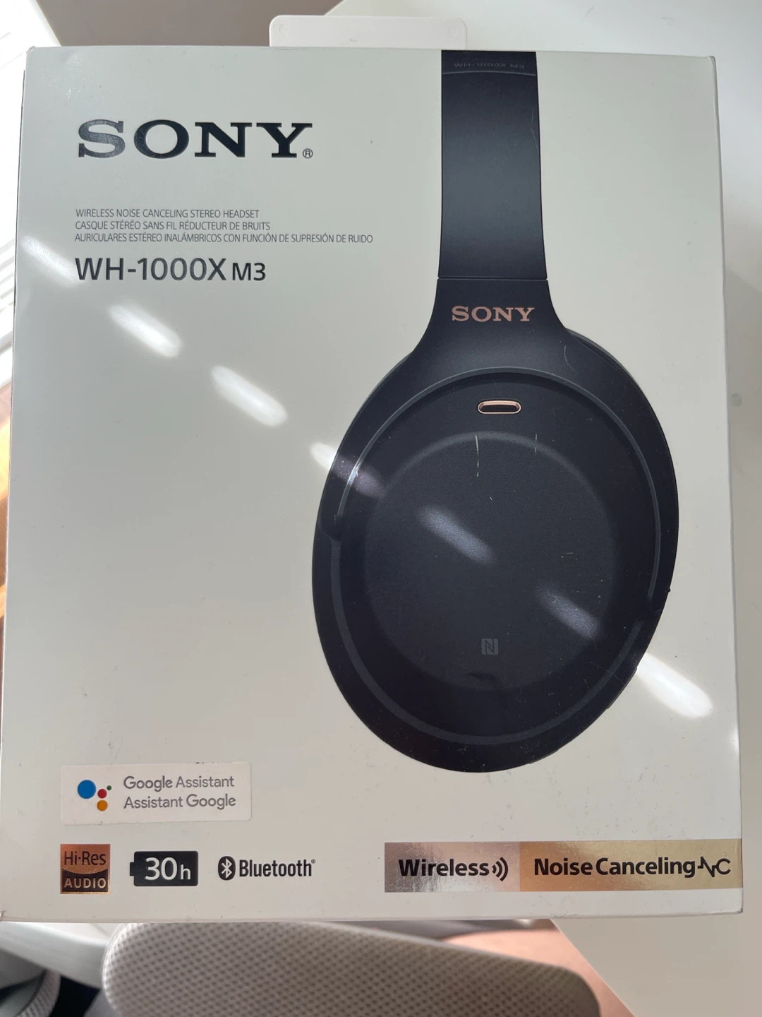 Sony WH-1000XM3 Wireless Noise Canceling Headphones