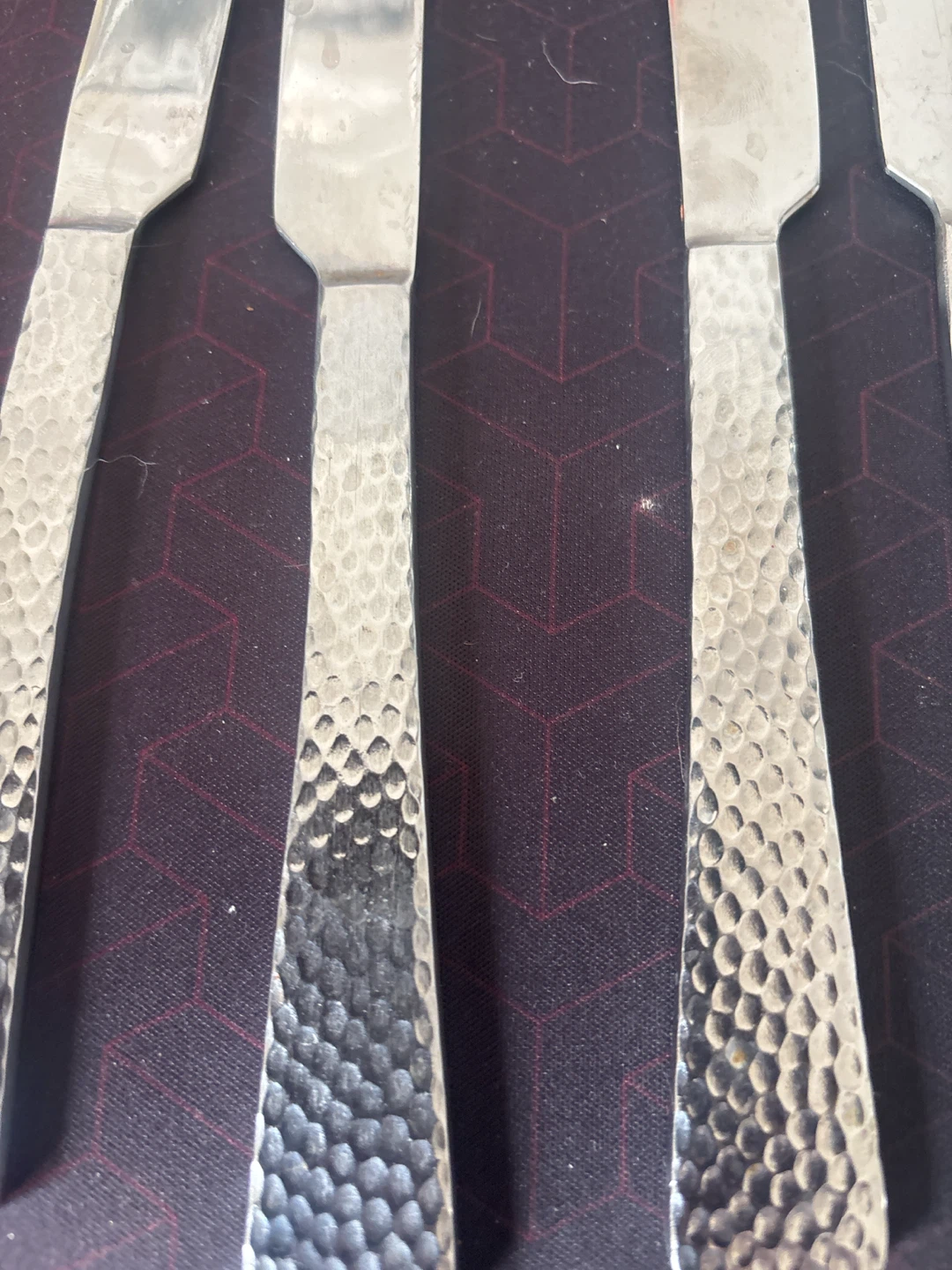 KITCHINO TABLEART Hammered Steak Knives - Set of 8 - photo 4