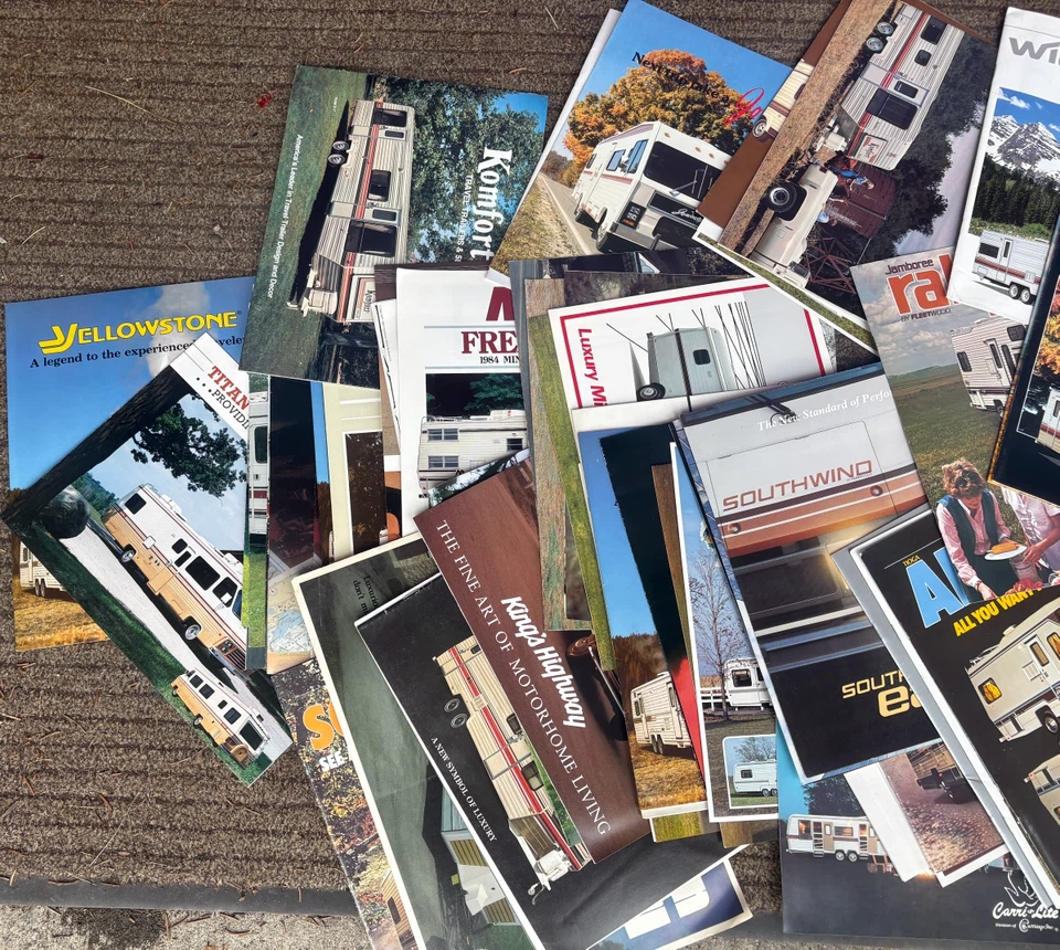 Free Vintage Early 1980s RV Trailer Brochures
