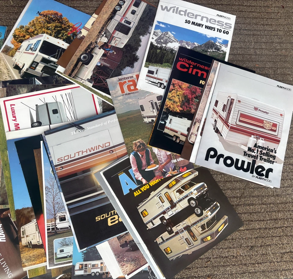 Free Vintage Early 1980s RV Trailer Brochures - photo 2