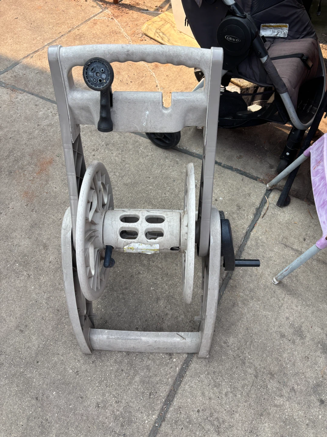 Hose Reel Cart Mobile Garden Hose Organizer