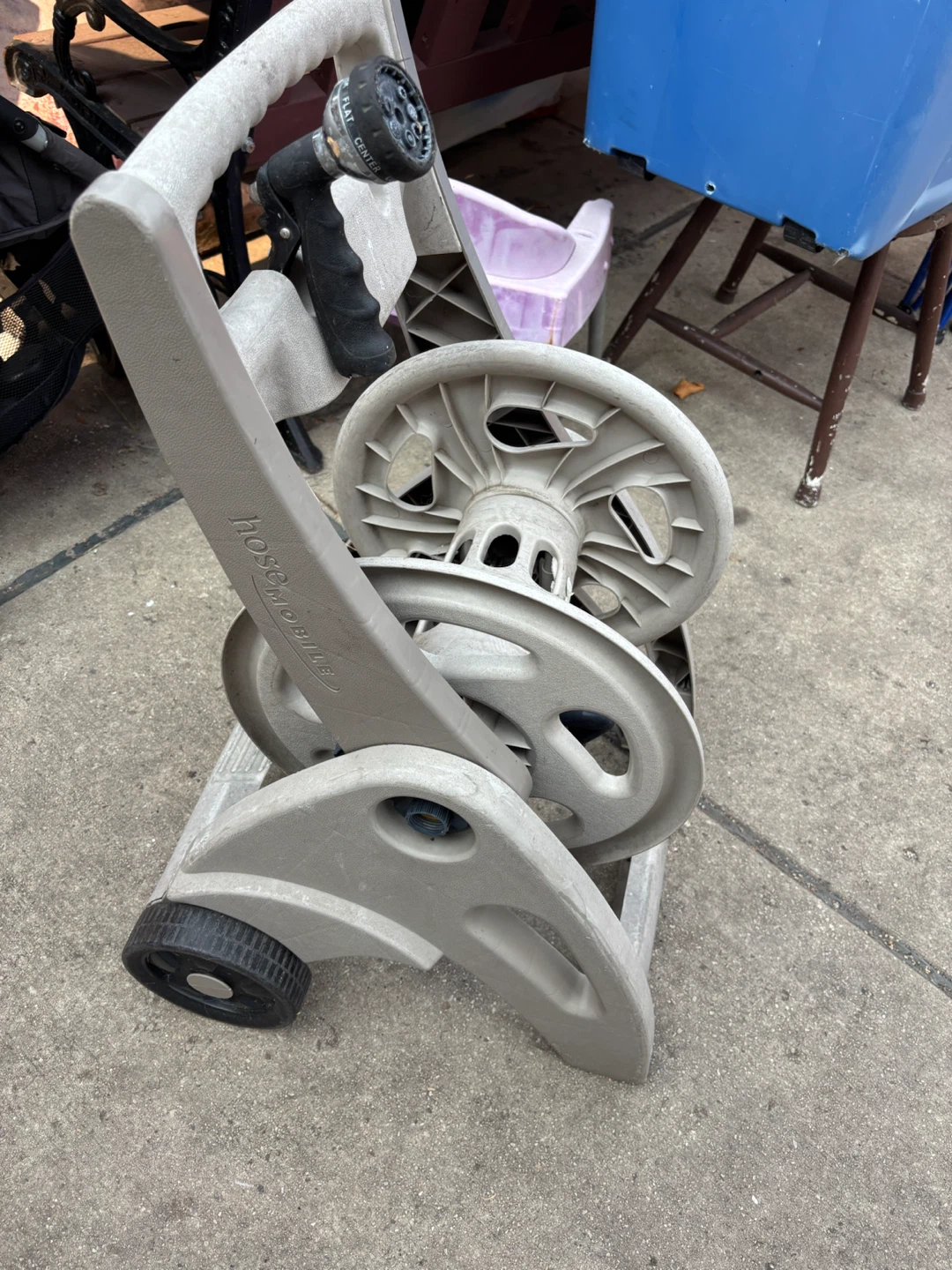 Hose Reel Cart Mobile Garden Hose Organizer - photo 2