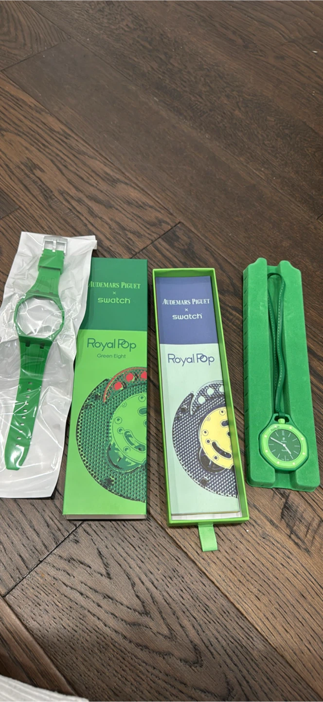 Swatch Royal Pop Green Eight Watch Set - photo 2