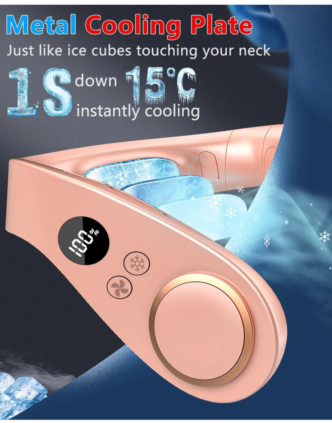 Neck Fan with Visual Display - photo 2