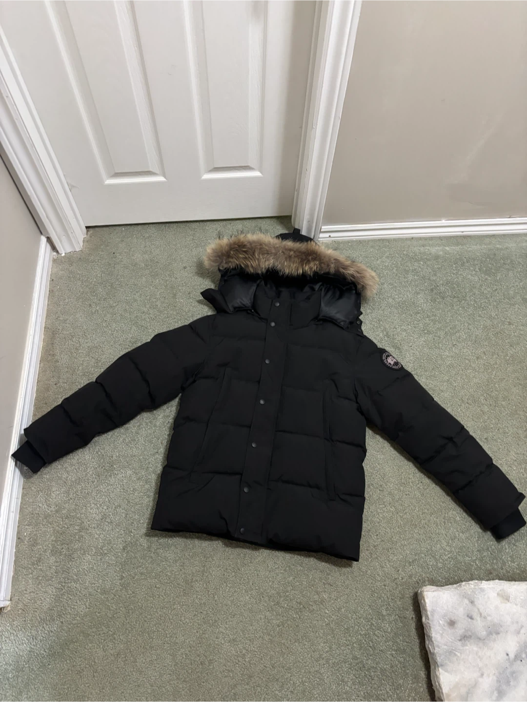 Canada Goose Black Down Parka in excellent condition