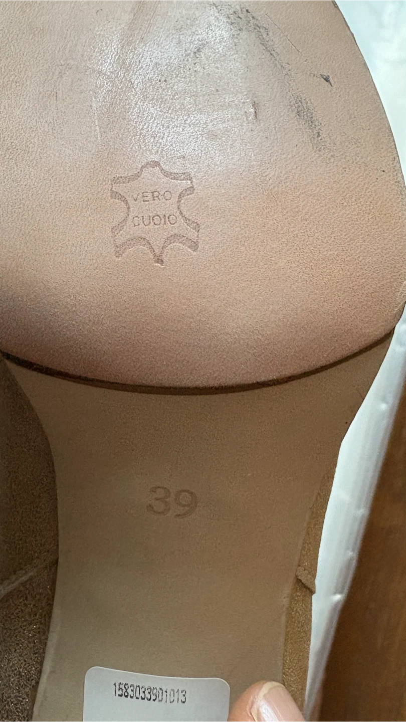 Boutique 58 Gold Ankle Boots Size 39 - photo 5
