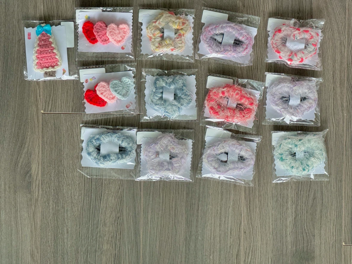 Handmade hair clips 2 pcs for $5