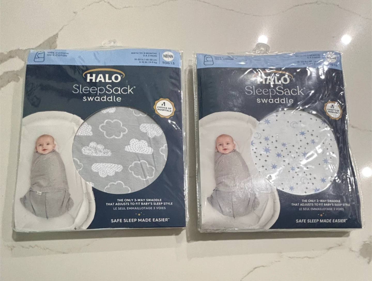 New HALO SleepSack Swaddle. Size NB to 3 mo