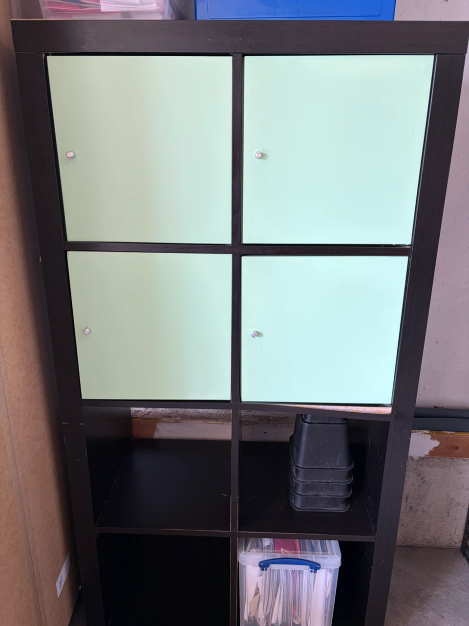 IKEA Kallax Shelving Unit with Doors - photo 2