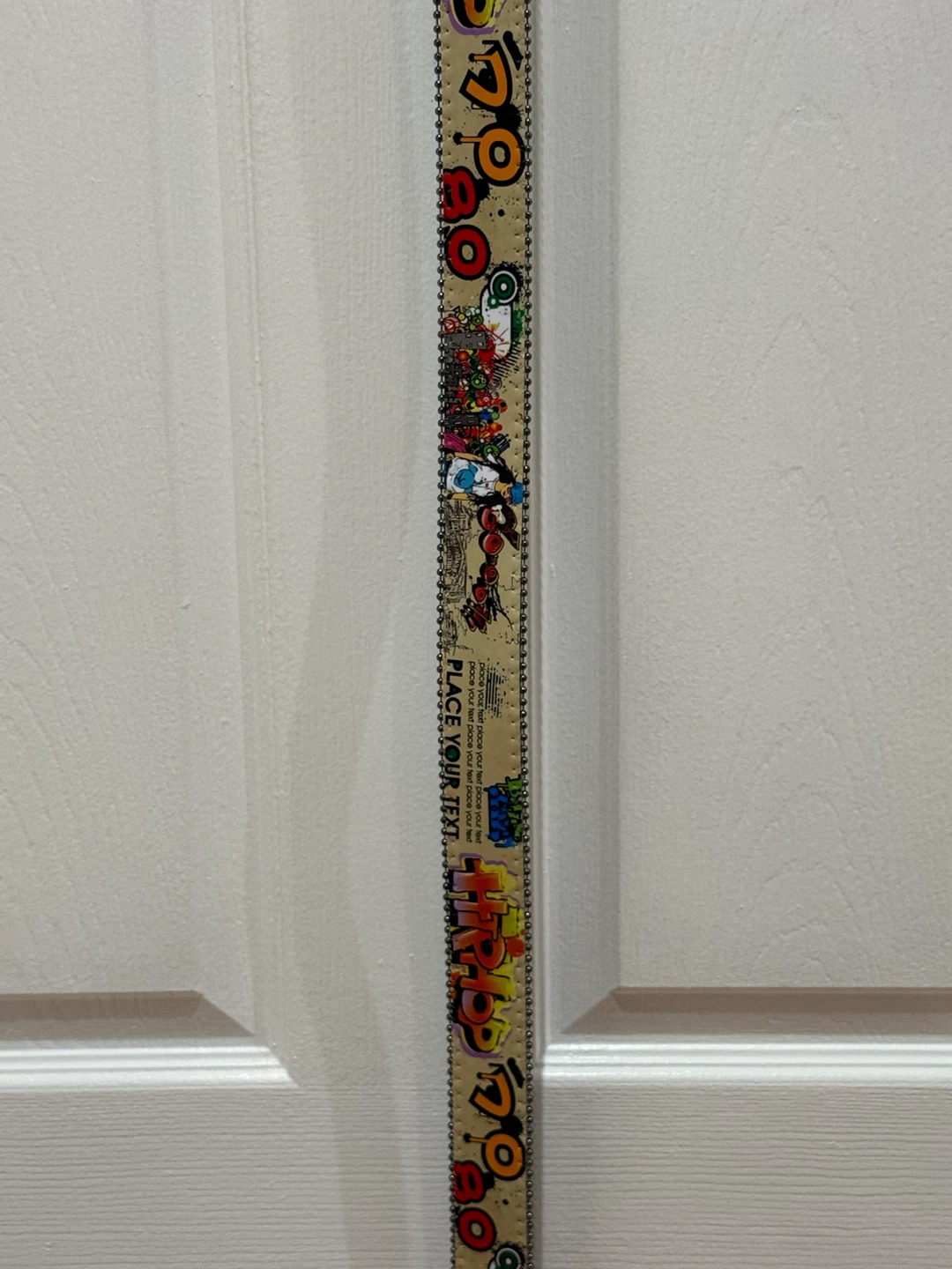 Embellished Belt with Cartoon Graphics - photo 3