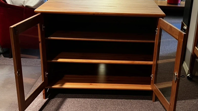 Wooden Cabinet with Glass Doors - photo 2