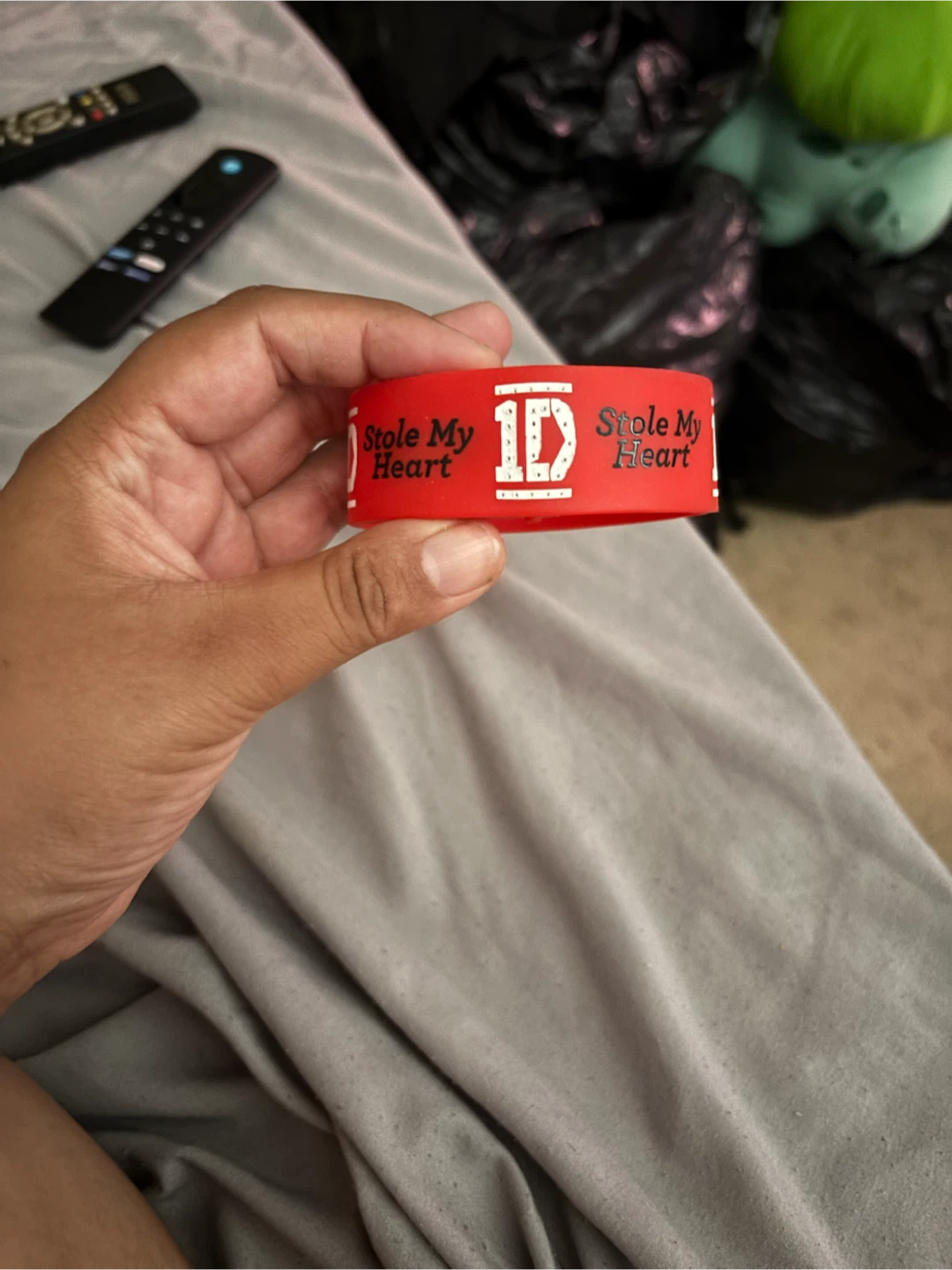One Direction Stole My Heart Silicone Wristband