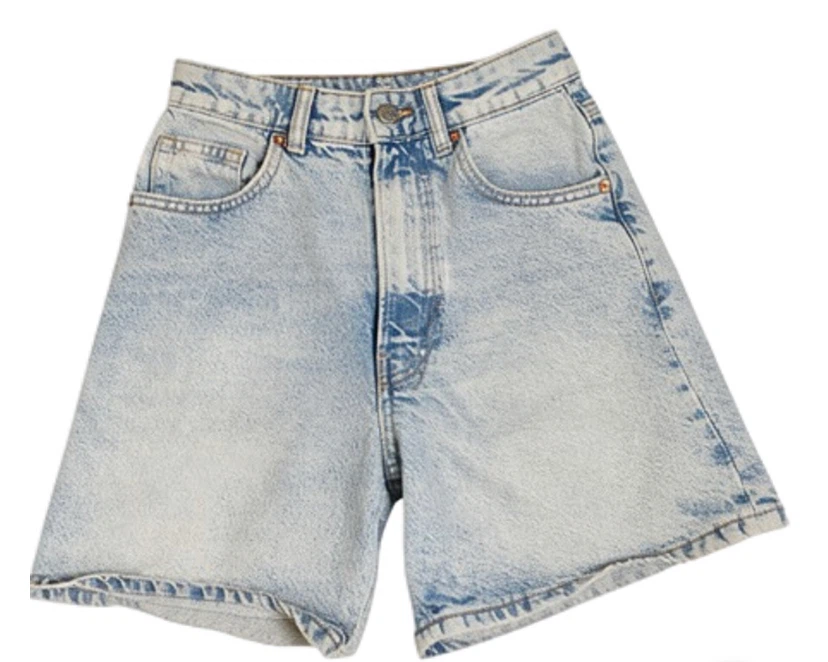 Zara Acid Wash Denim Shorts Size 2
