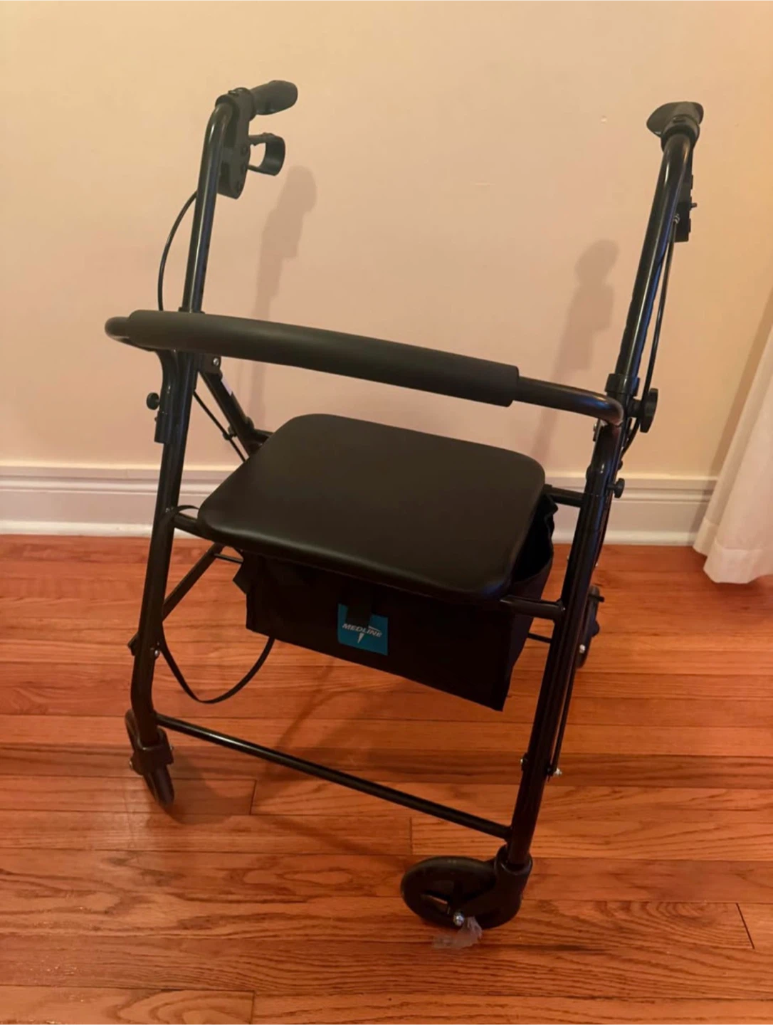 Medline Rolling Walker with Seat and Bag - photo 3