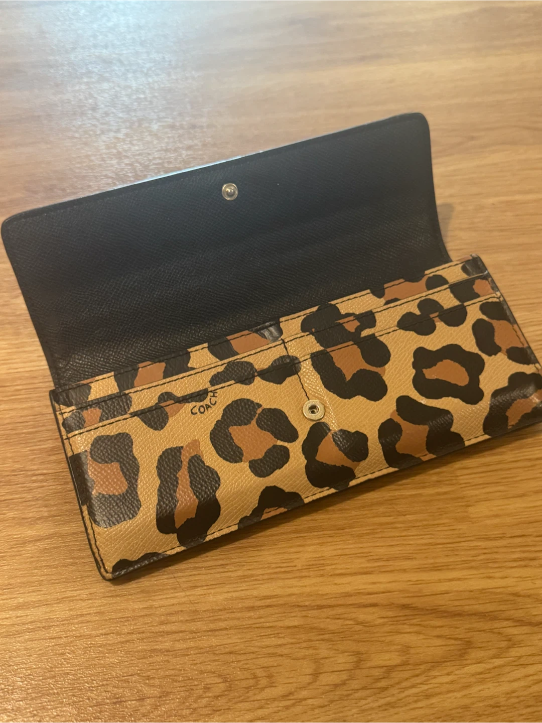 Coach Leopard Print Wallet - photo 3