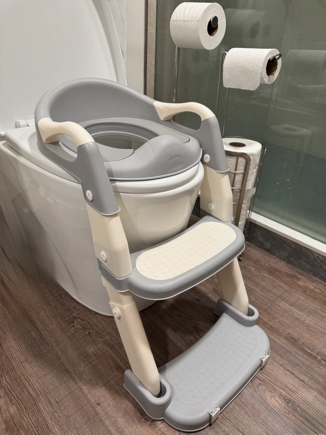 Toddler Potty Training Seat with Step Stool Ladder - photo 3