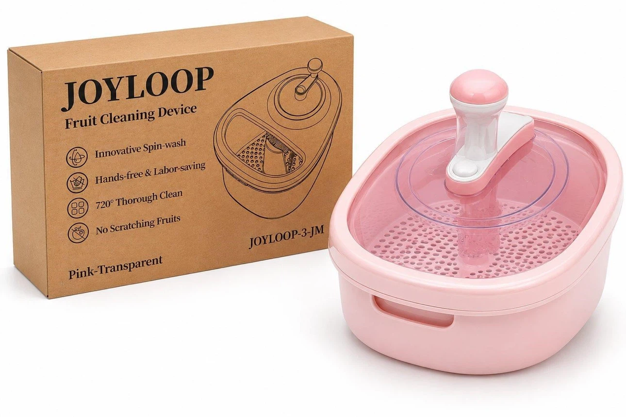 JOVLOOP Fruit Cleaning Device Spin Scrubber Brush - photo 5