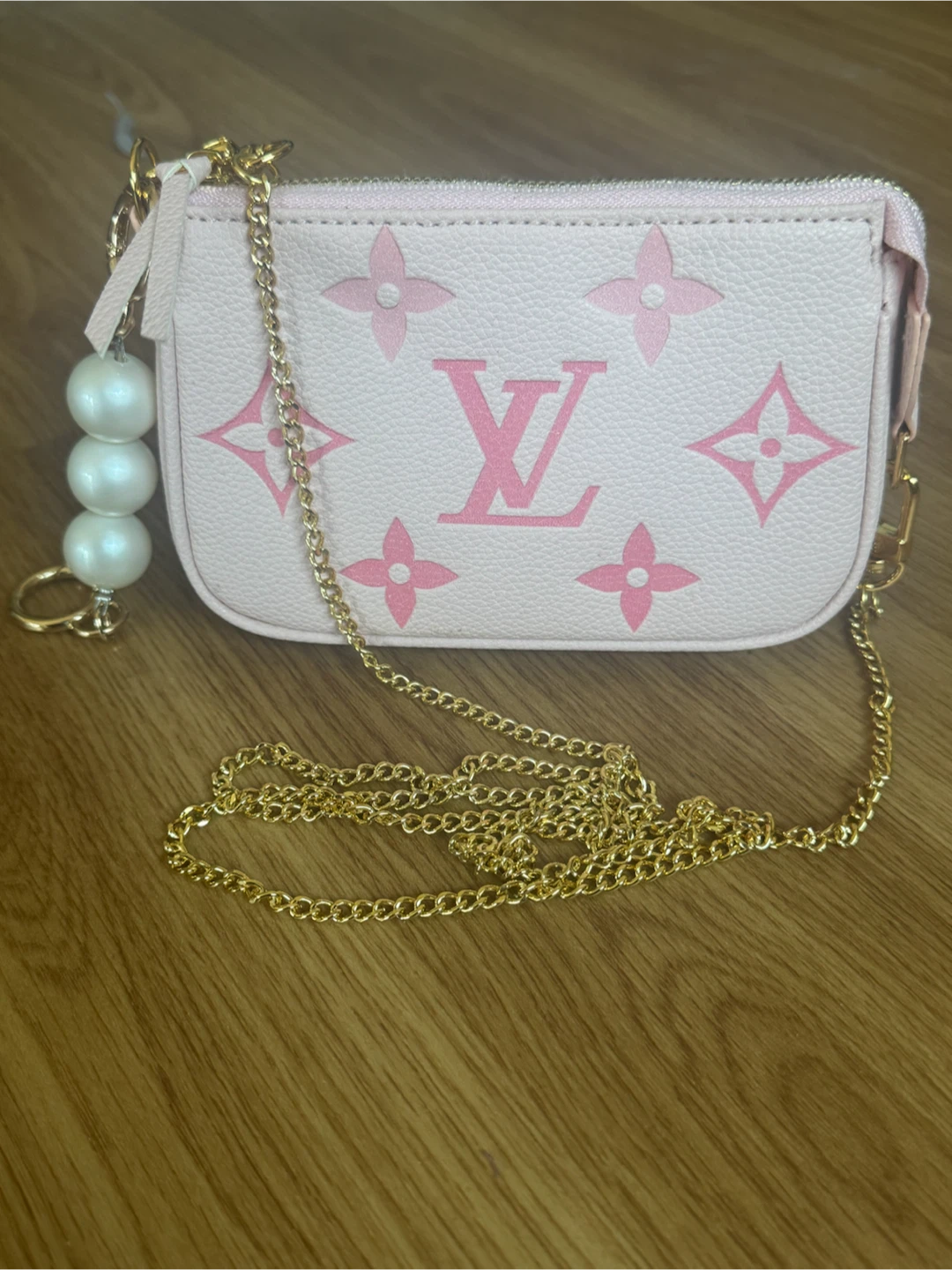 Louis Vuitton Pink Monogram Pochette "Felicie" Small Pouch