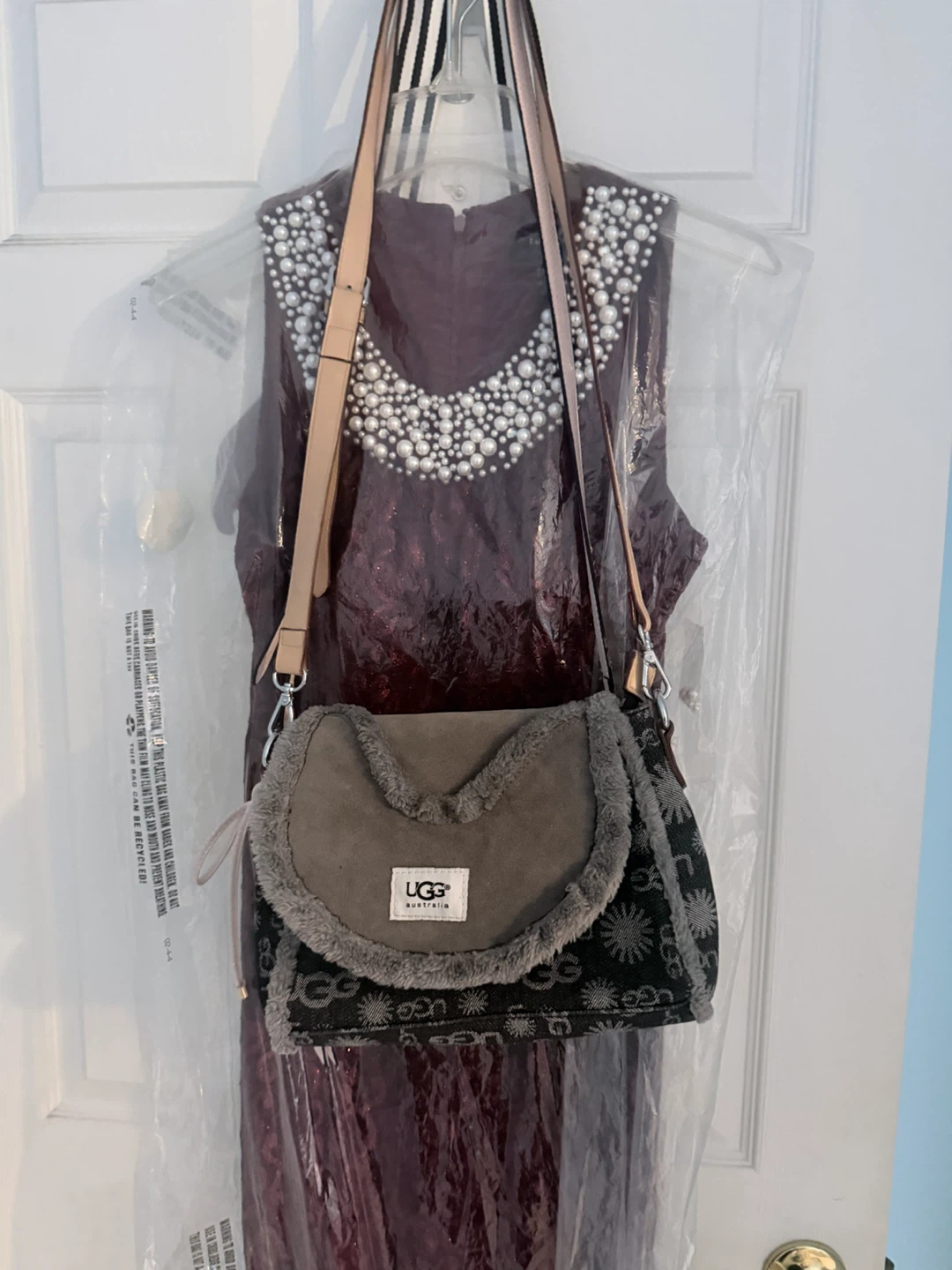 UGG Australia Fuzzy Shoulder Bag