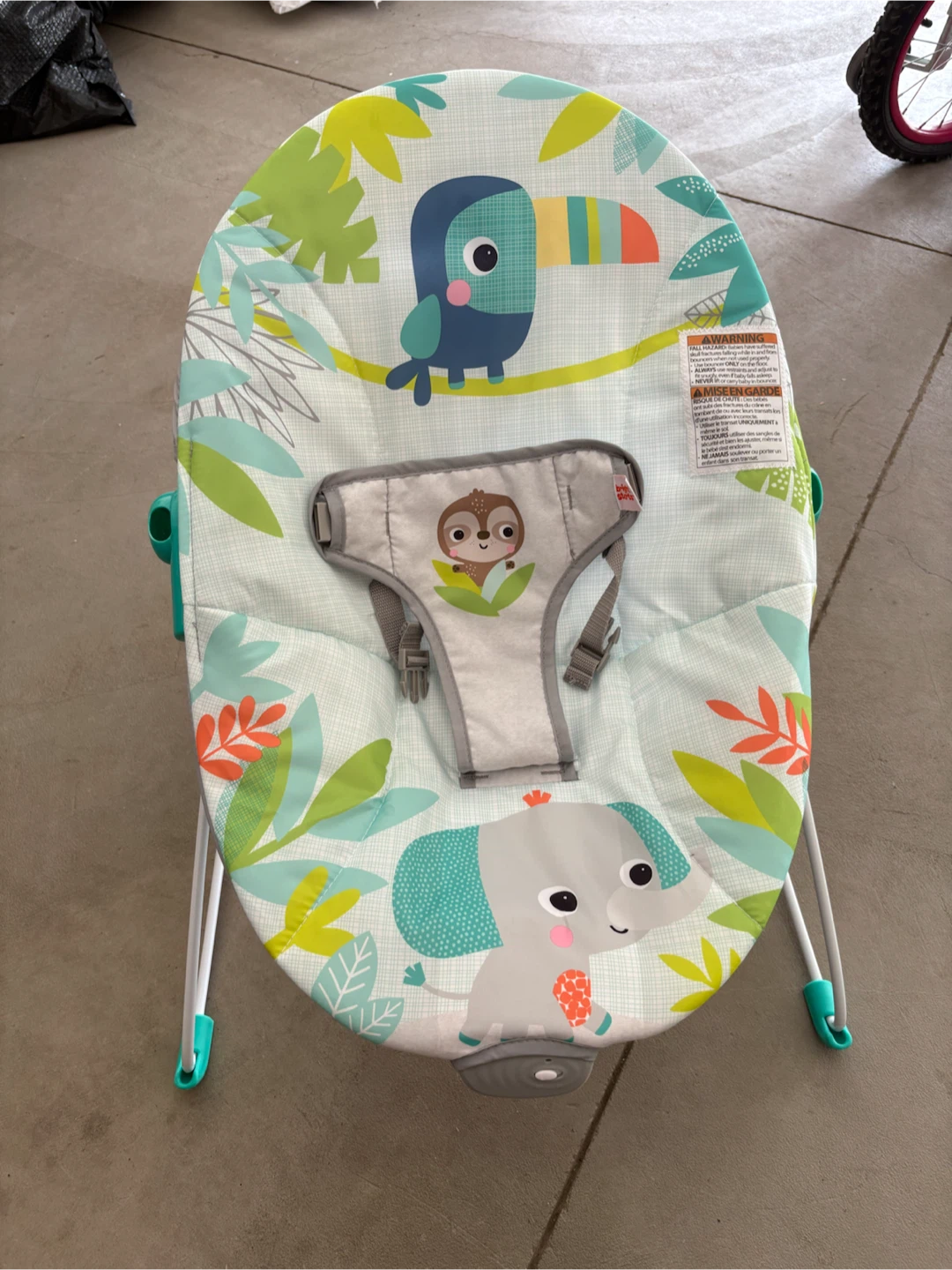 Bright Starts Rainforest Vibes Vibrating Bouncer