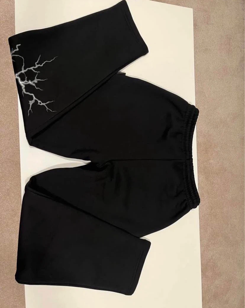 Black Graphic Sweatpants - photo 2