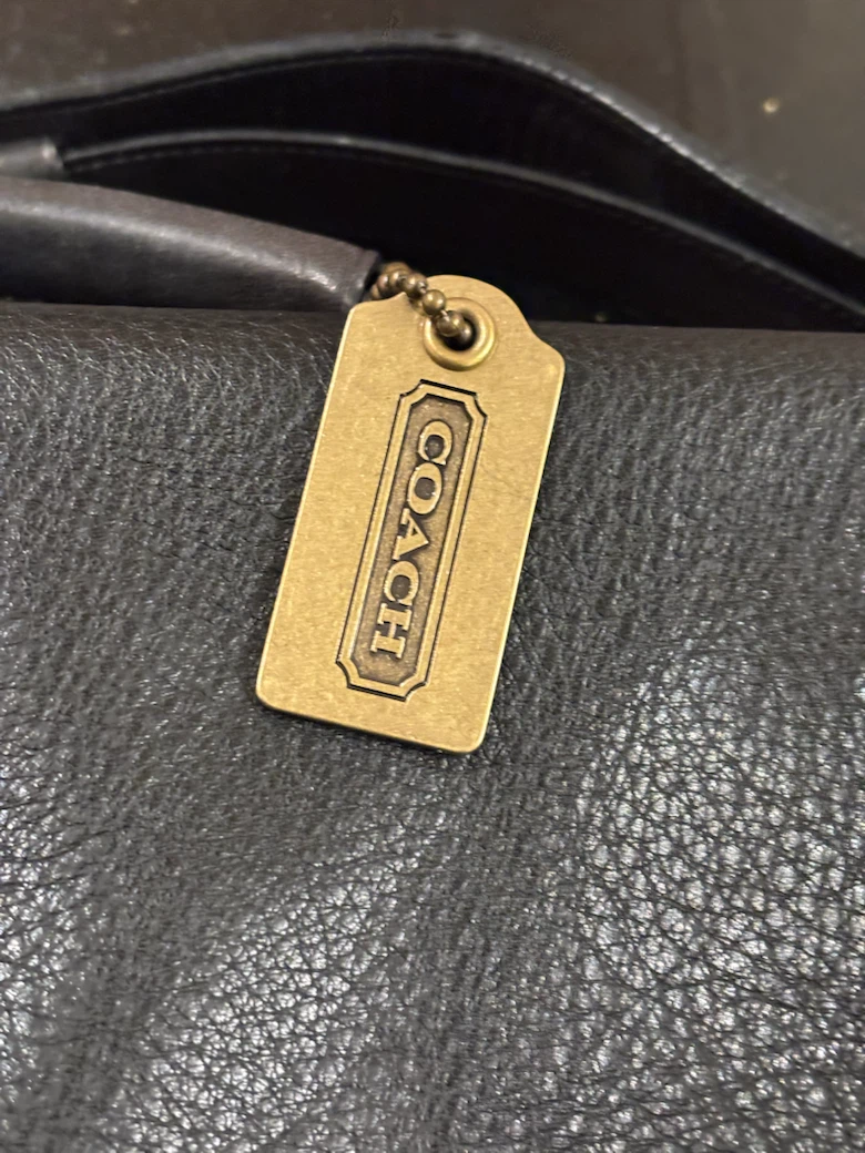 Coach Leather Messenger Bag