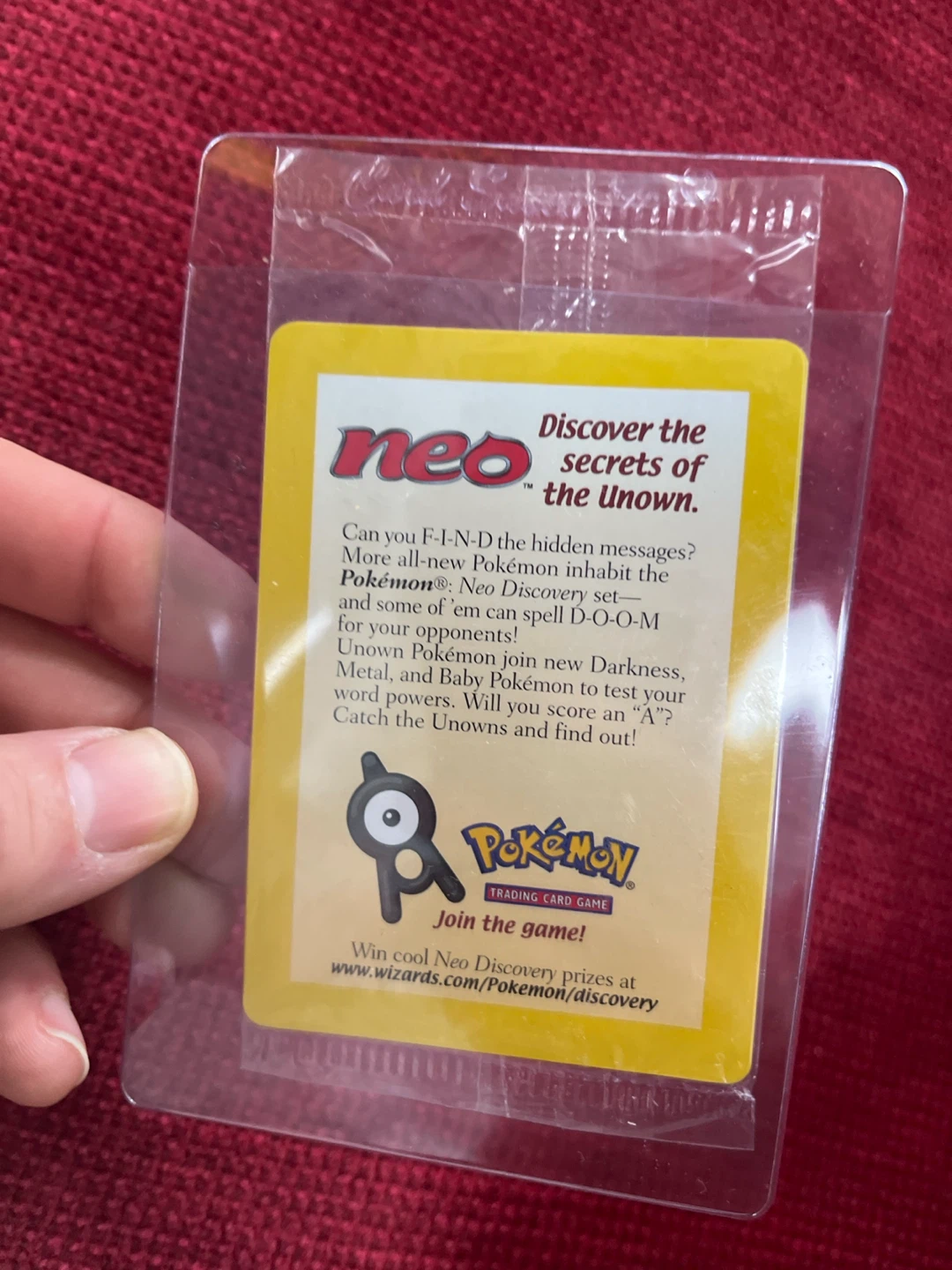 Sealed Entei #34 Pokémon 2000 Movie