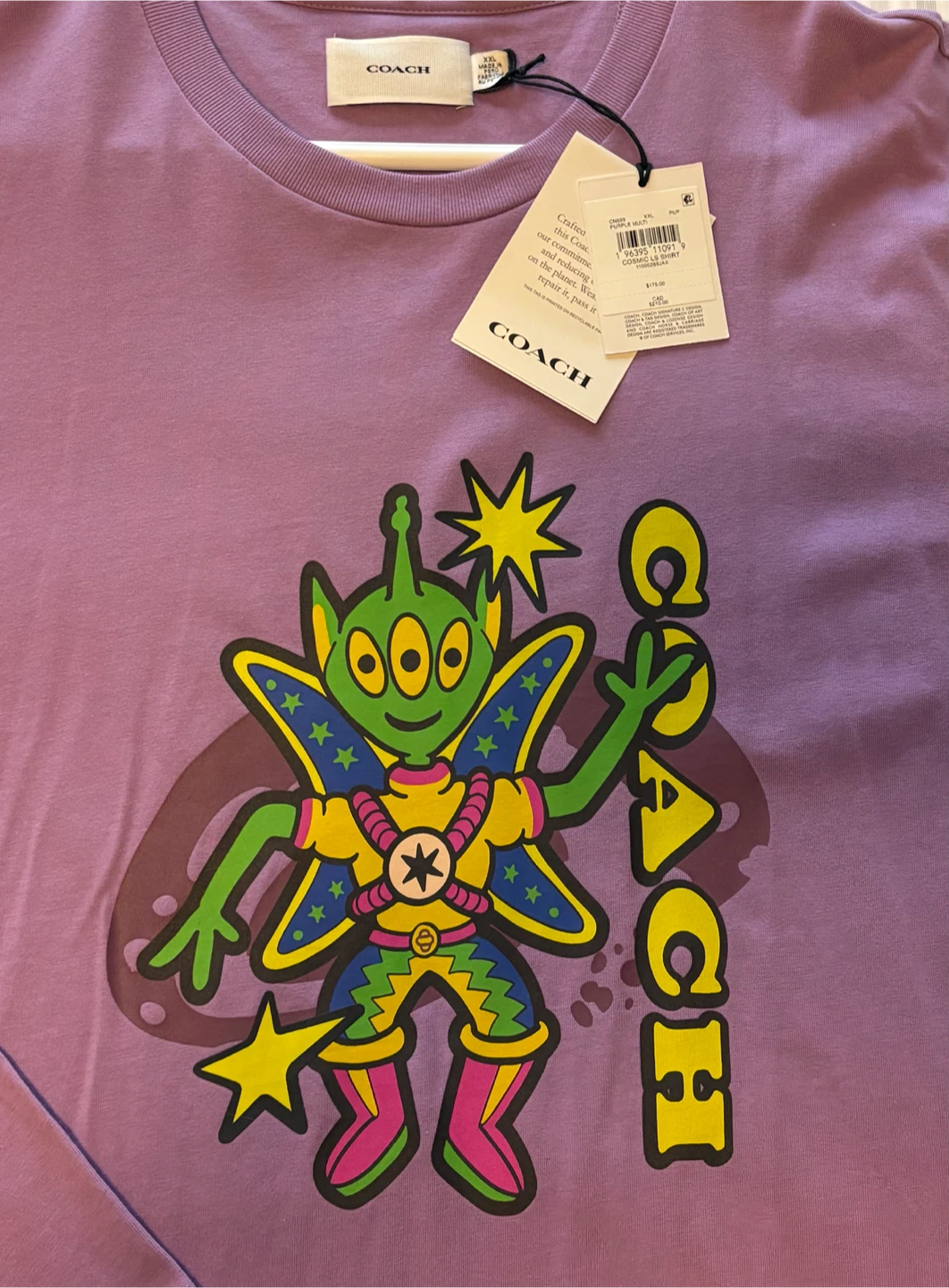 ✨✨Coach Cosmic Long Sleeve T-Shirt - photo 2